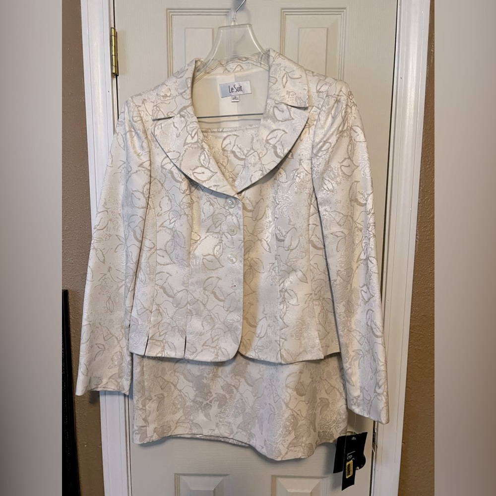 Ivory Skirt Suit